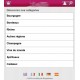 Exemple d'affichage des catégories de votre boutique Prestashop sur votre téléphone mobile