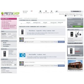 Pack partage panier Facebook, commentaires, widget, boutique
