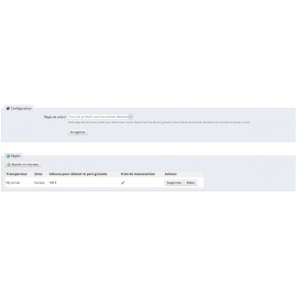 Module Prestashop de livraison gratuite par transporteurs