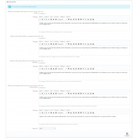 Configuration Module RGPD