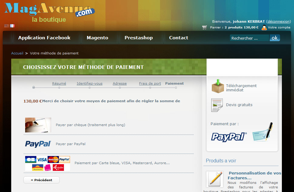 Prestashop et Paypal Inciter les paiements par carte Prestashop et Paypal Inciter les paiements par carte